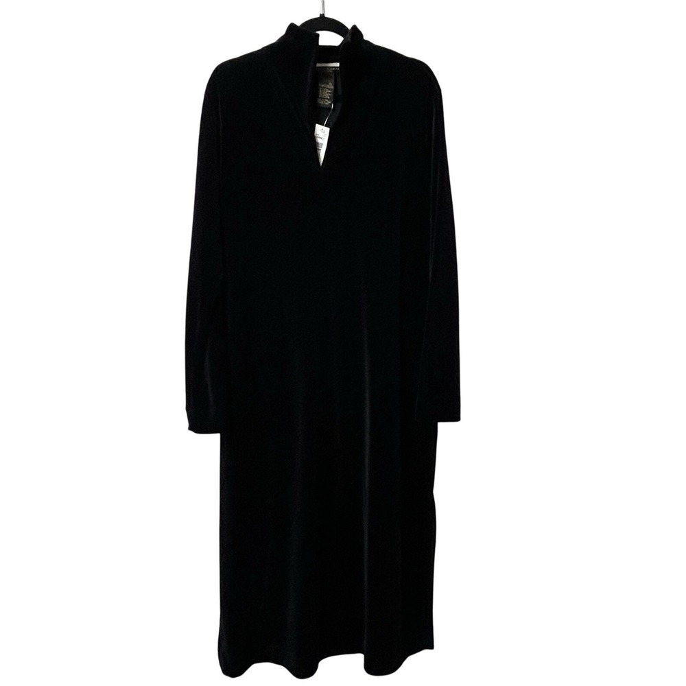 Donna Karan Intimates VINTAGE Velvet House Dress Kaftan 80s 90s Size XL NWT
